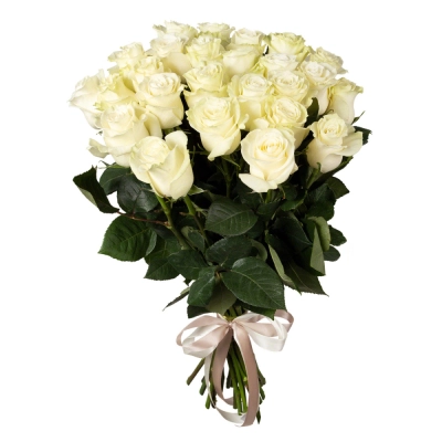 Букет цветов белые розы Багратионовск Калининградская область