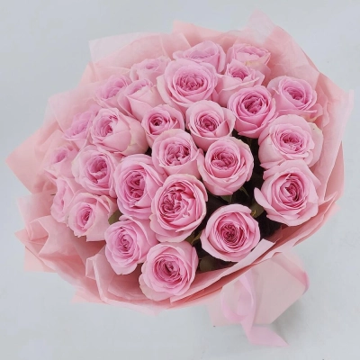 Букет из нежно-розовых роз – элегантность в каждом лепестке Багратионовск Калининградская область