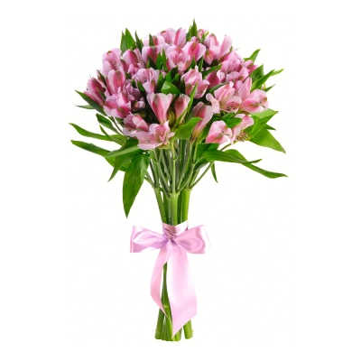 Букет «Хорошее настроение» из розовых альстромерий – солнечный подарок Багратионовск Калининградская область