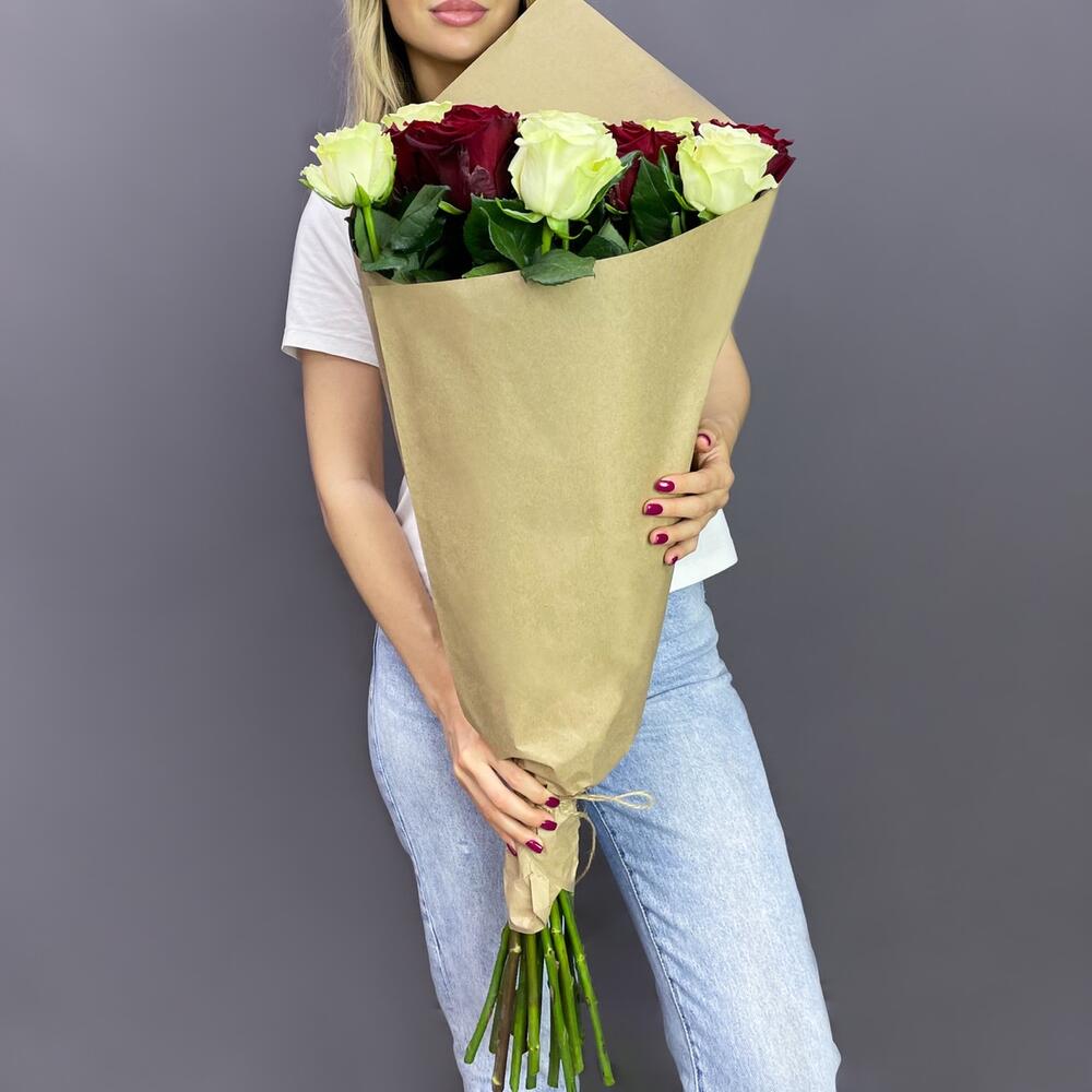 Букет «Инь-Ян» – гармония страсти и чистоты Багратионовск Калининградская область