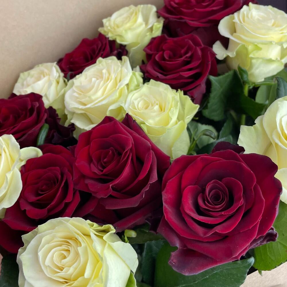 Букет «Инь-Ян» – гармония страсти и чистоты Багратионовск Калининградская область